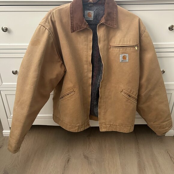 Carhartt Detroit Bomber Jacket - Brown - Picture 1 of 9